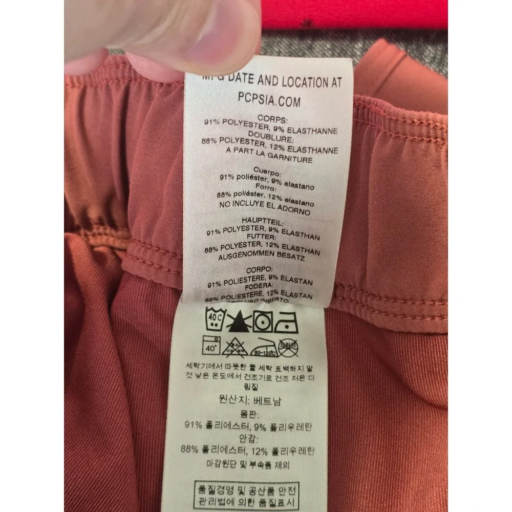 Patagonia Women Rosewood Pink Active Skort Hiking Travel Skirt with Liner Shorts - Picture 12 of 14